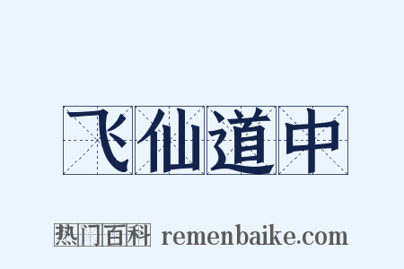 飞仙道中是什么意思的图片